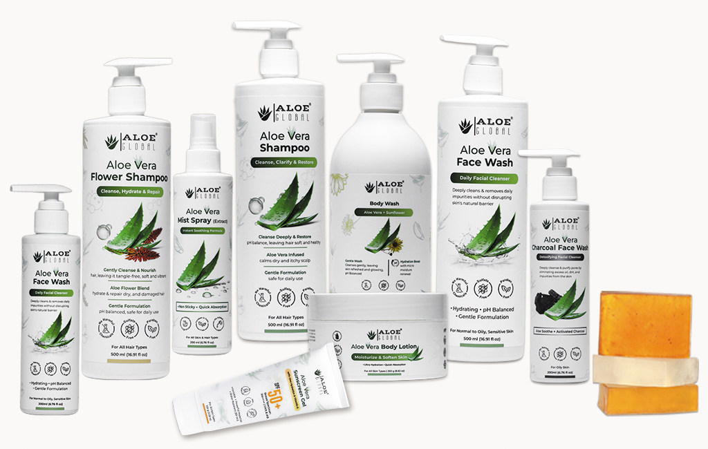 Aloe Enriched Cosmetics
